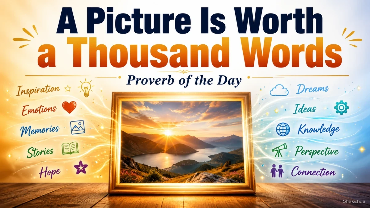 A Picture Is Worth a Thousand Words – Proverb of the Day A Picture Is Worth a Thousand Words – Proverb of the Day
