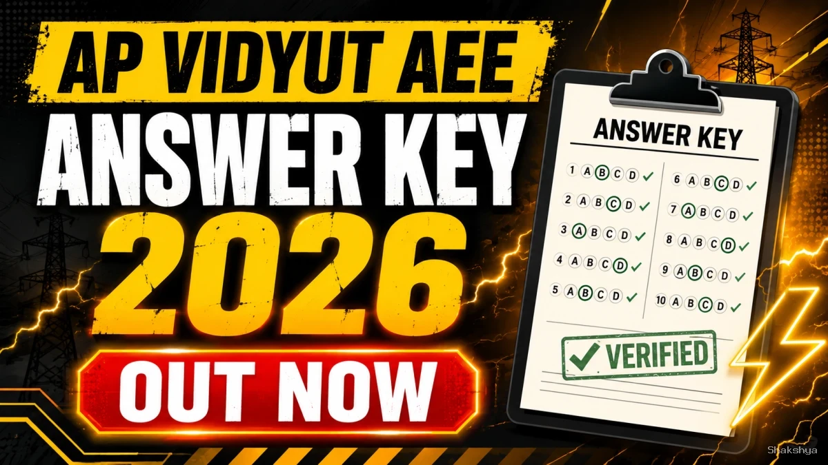 AP Vidyut Answer Key 2026 Out - Download AEE Response Sheet, Raise Objection @apvidyutrecruitment.apcfss.in AP Vidyut Answer Key 2026 Out - Download AEE Response Sheet, Raise Objection @apvidyutrecruitment.apcfss.in