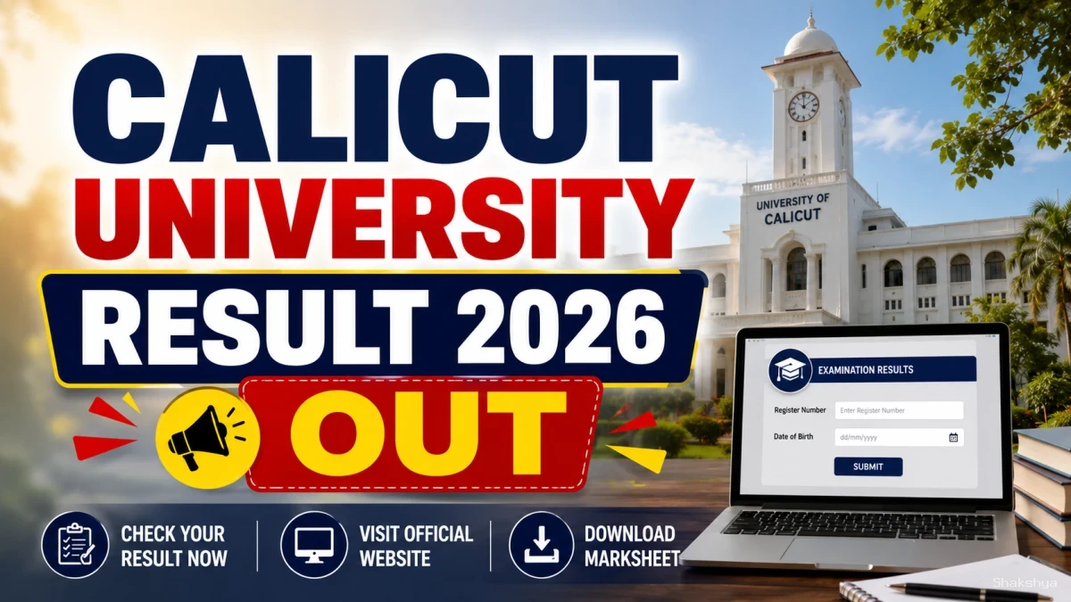 Calicut University PG Result 2026 Out - Check Scrutiny & Revaluation Results at uoc.ac.in Calicut University PG Result 2026 Out - Check Scrutiny & Revaluation Results at uoc.ac.in
