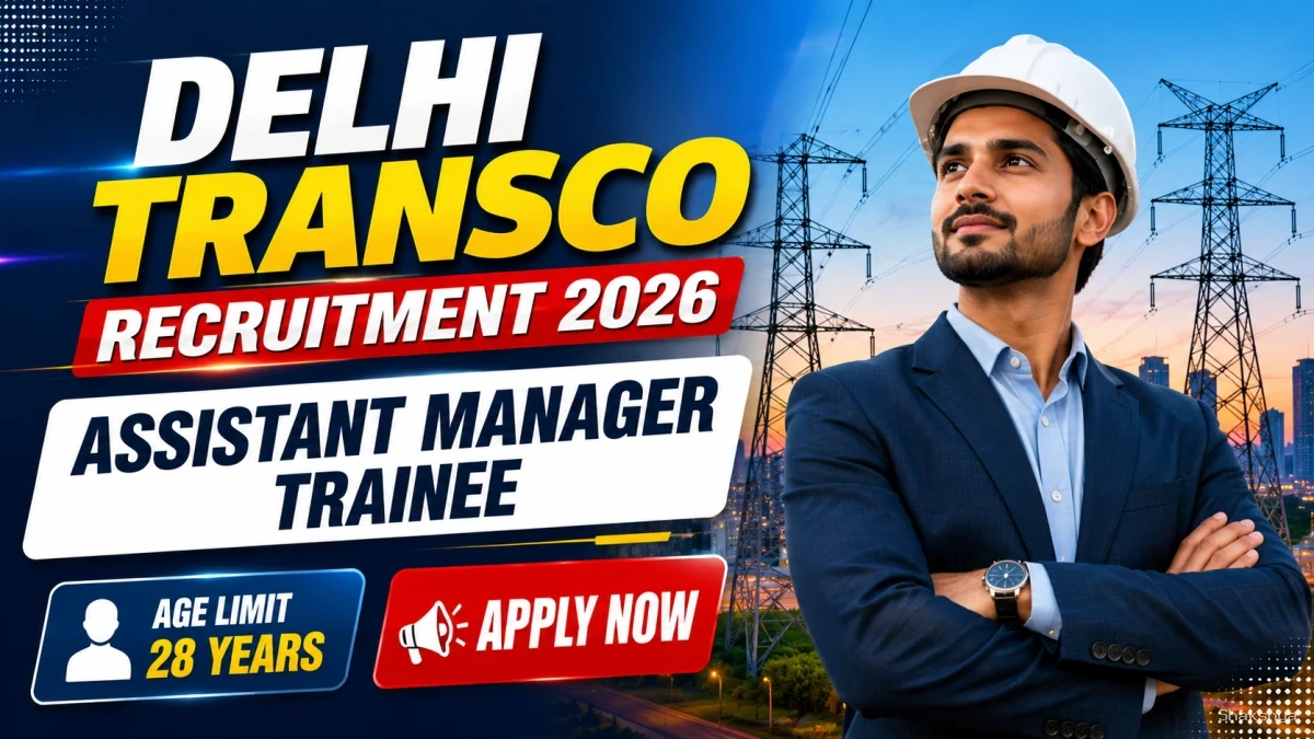 Delhi Transco Assistant Manager Trainee Recruitment 2026 - Apply Online for 65 Posts Delhi Transco Assistant Manager Trainee Recruitment 2026 - Apply Online for 65 Posts