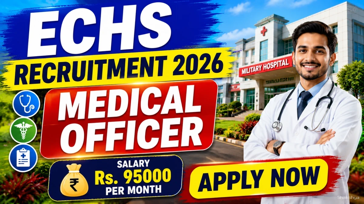 ECHS Medical Officer Recruitment 2026 - Apply Offline ECHS Medical Officer Recruitment 2026 - Apply Offline