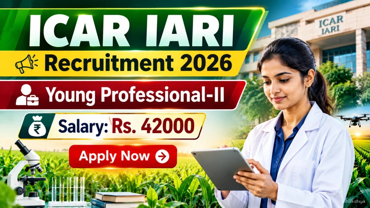 ICAR IARI Young Professional II Recruitment 2026 - Apply Online ICAR IARI Young Professional II Recruitment 2026 - Apply Online