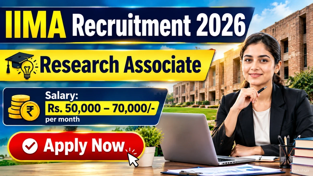 IIMA Research Associate Recruitment 2026 - Apply Online IIMA Research Associate Recruitment 2026 - Apply Online
