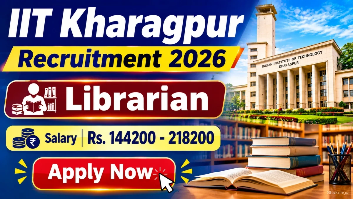 IIT Kharagpur Librarian Recruitment 2026 - Apply Online IIT Kharagpur Librarian Recruitment 2026 - Apply Online