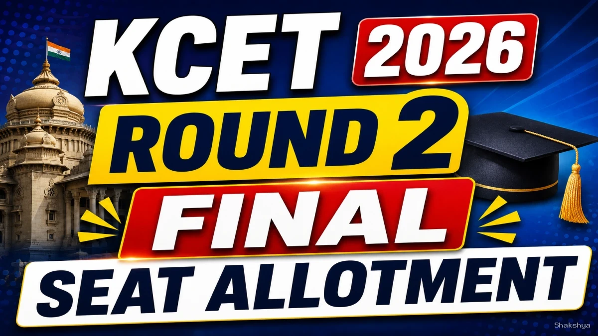 KCET Round 2 Seat Allotment 2026 Out - Check Result Online at cetonline.karnataka.gov.in KCET Round 2 Seat Allotment 2026 Out - Check Result Online at cetonline.karnataka.gov.in