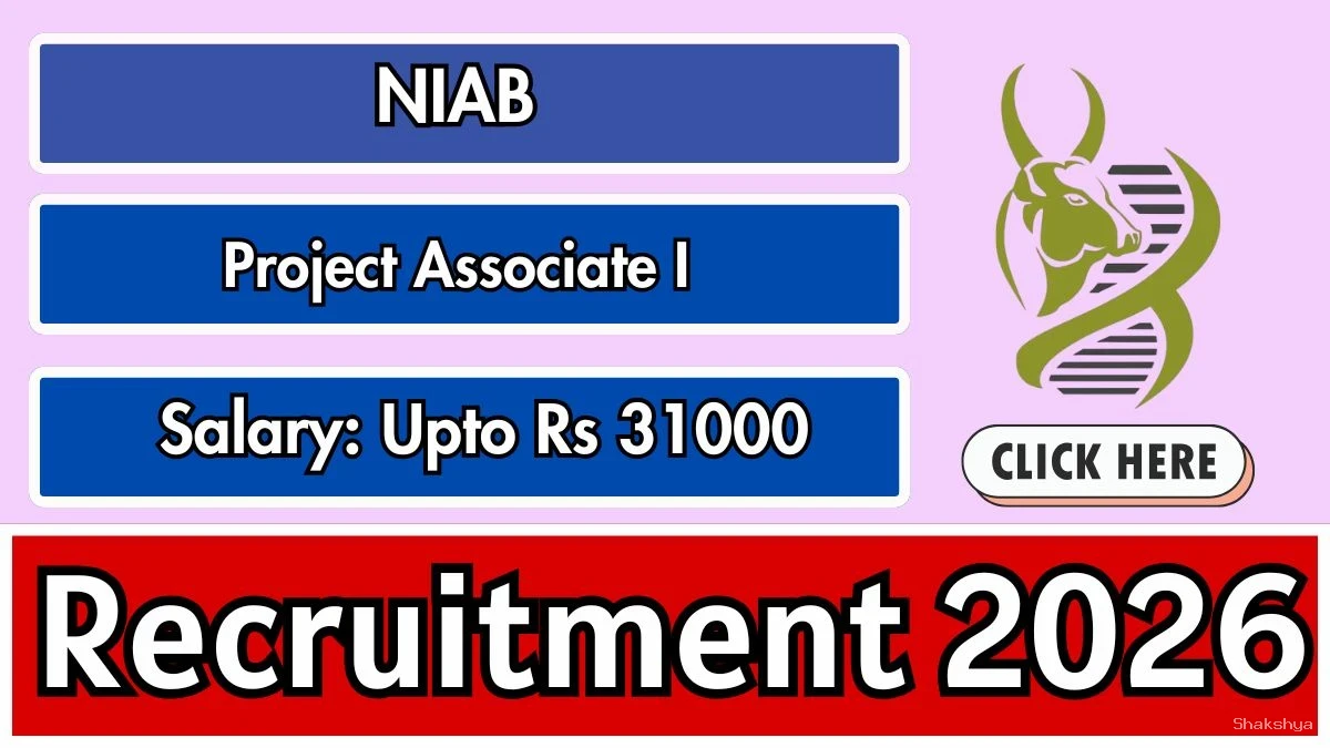 NIAB Project Associate Recruitment 2026 - Apply Online NIAB Project Associate Recruitment 2026 - Apply Online