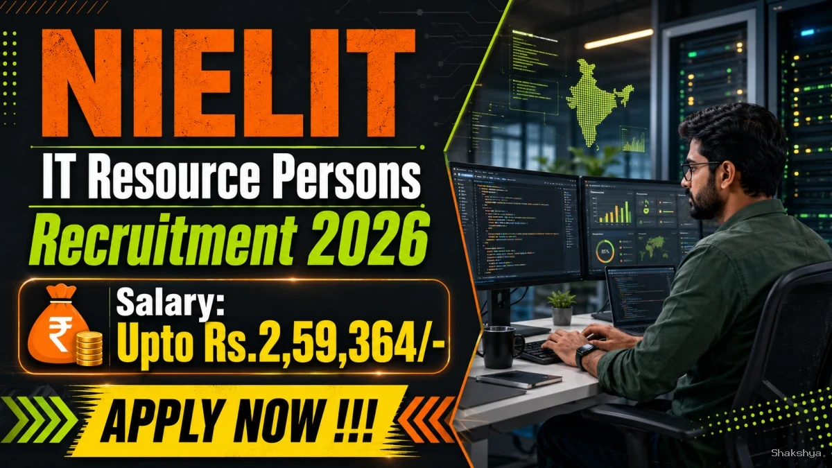 NIELIT IT Resource Persons Recruitment 2026 - Apply Online NIELIT IT Resource Persons Recruitment 2026 - Apply Online