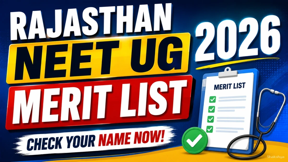Rajasthan NEET UG Merit List 2026 - Download Round 1 Rank List PDF @ nta.ac.in Rajasthan NEET UG Merit List 2026 - Download Round 1 Rank List PDF @ nta.ac.in