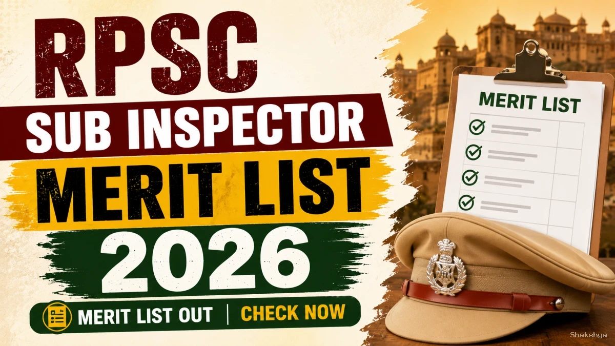 RPSC SI Telecom Merit List 2026 (Out) - Check Result Details RPSC SI Telecom Merit List 2026 (Out) - Check Result Details