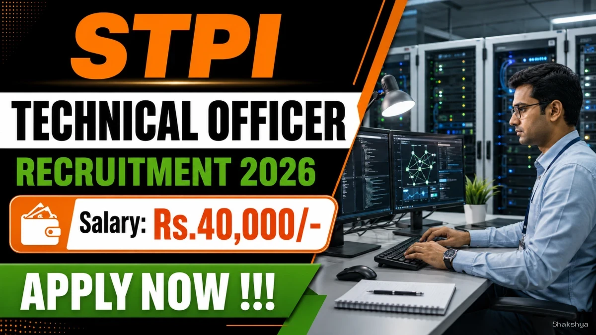STPI Technical Officer Recruitment 2026 - Apply Online STPI Technical Officer Recruitment 2026 - Apply Online