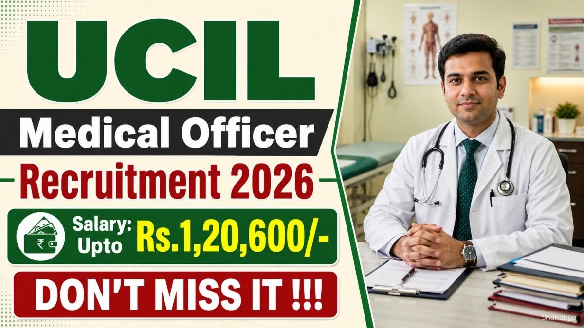 UCIL Medical Officer Recruitment 2026 - Walkin UCIL Medical Officer Recruitment 2026 - Walkin