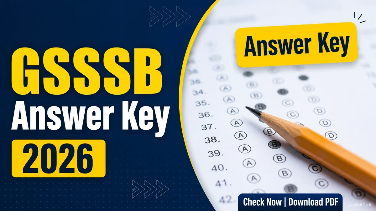 GSSSB Provisional Answer Key 2026 - Direct Link to Download Answer Key PDF & Link at gsssb.gujarat.gov.in GSSSB Provisional Answer Key 2026 - Direct Link to Download Answer Key PDF & Link at gsssb.gujarat.gov.in