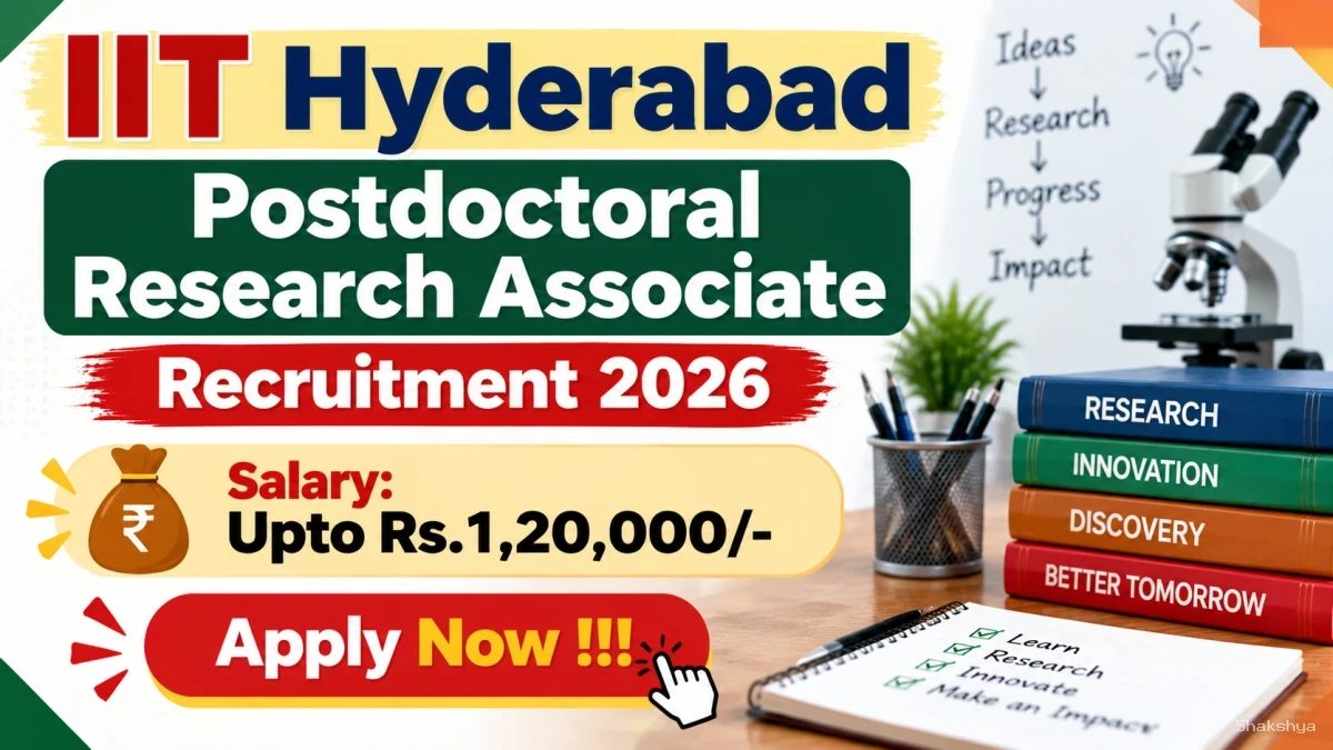 IIT Hyderabad Postdoctoral Research Associate Recruitment 2026 - Apply Online IIT Hyderabad Postdoctoral Research Associate Recruitment 2026 - Apply Online