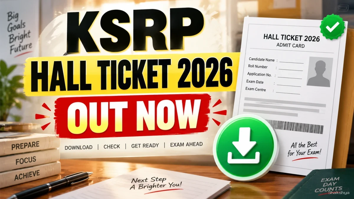 KEA KSRP Hall Ticket 2026 Out - Download Admit Card at cetonline.karnataka.gov.in KEA KSRP Hall Ticket 2026 Out - Download Admit Card at cetonline.karnataka.gov.in
