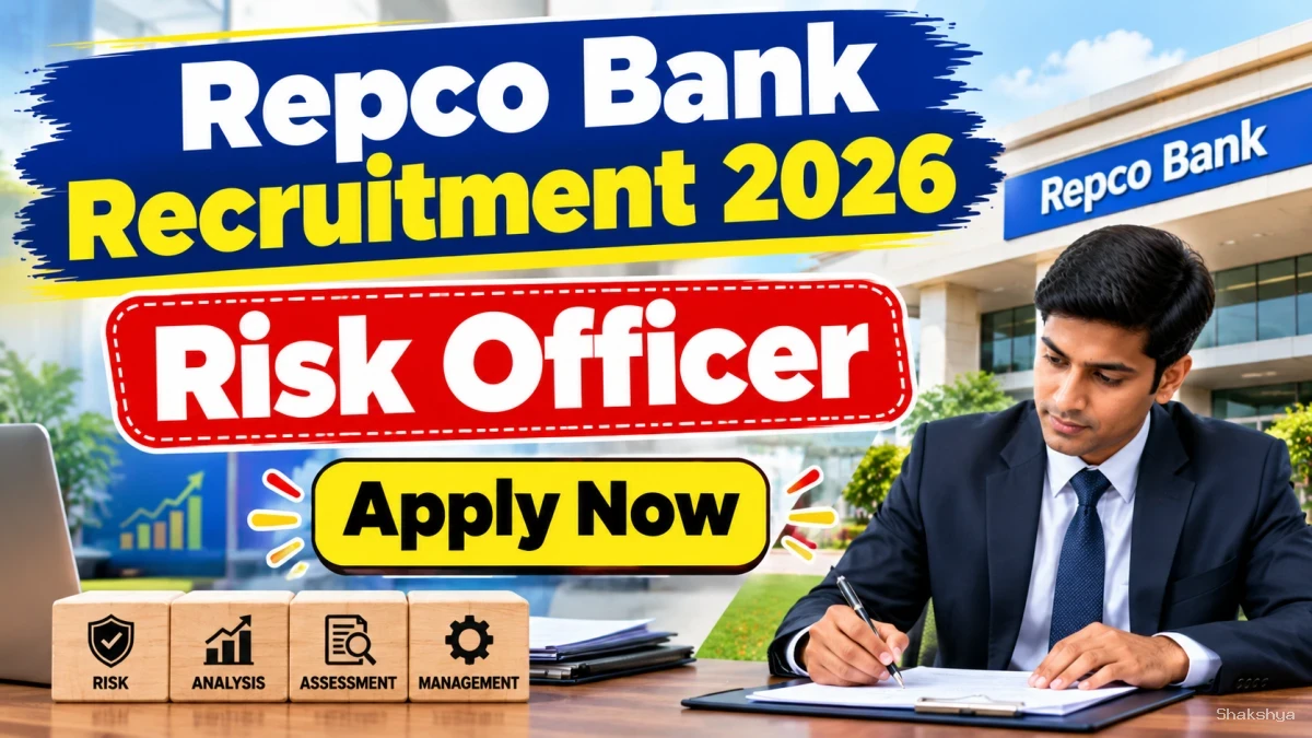 Repco Bank Risk Officer Recruitment 2026 - Apply Offline Repco Bank Risk Officer Recruitment 2026 - Apply Offline