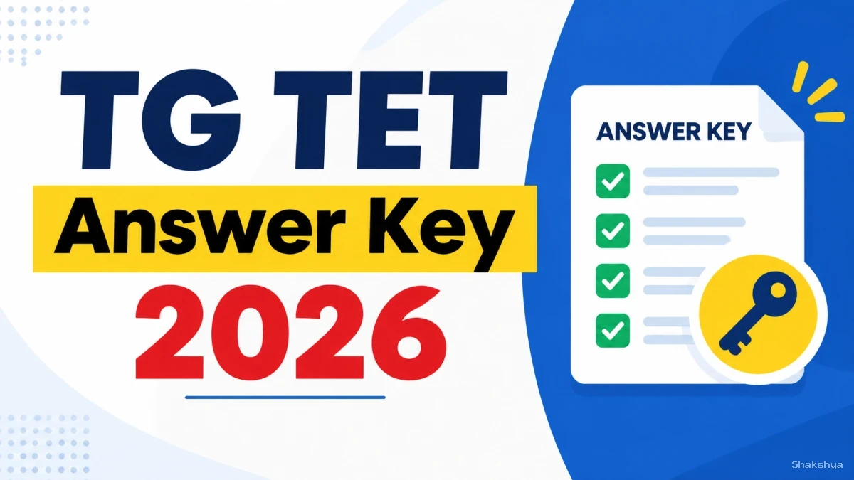 TG TET Answer Key 2026 Out - Download Response Sheet & Objection Link at tgtet.aptonline.in TG TET Answer Key 2026 Out - Download Response Sheet & Objection Link at tgtet.aptonline.in