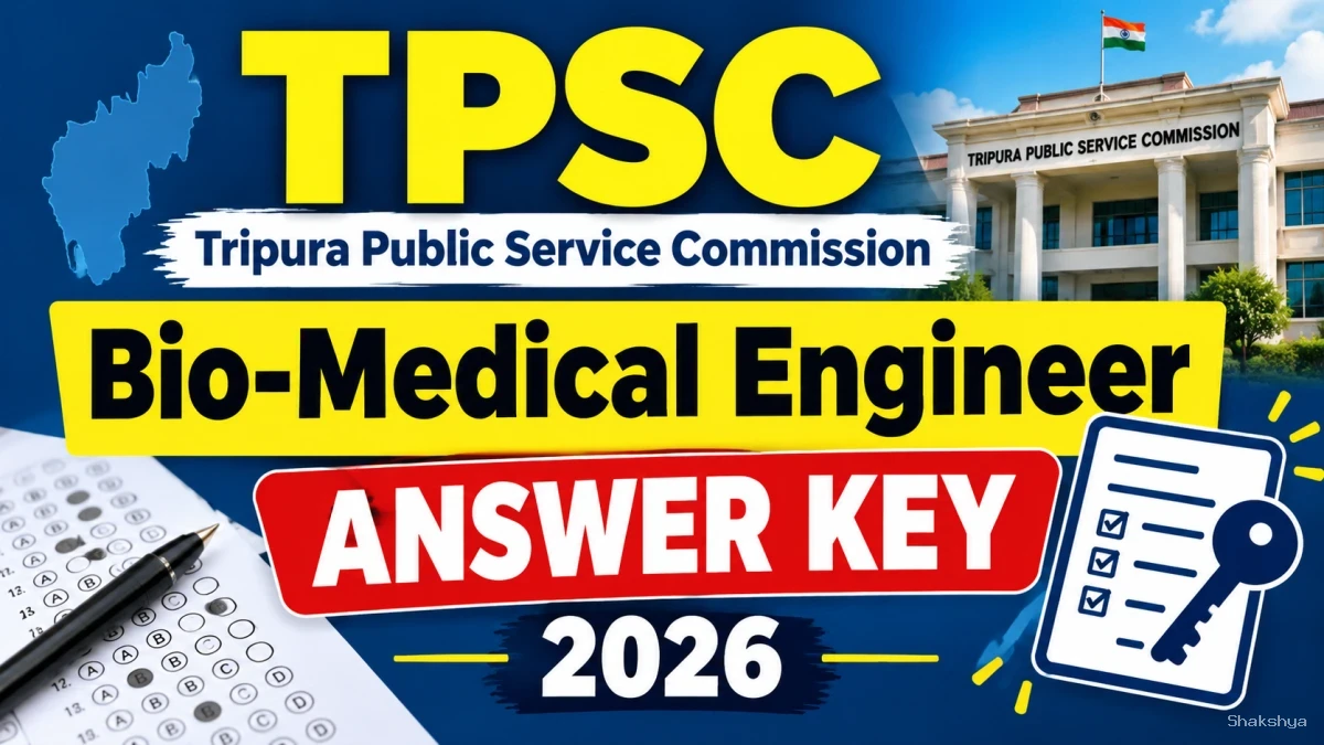TPSC Bio Medical Engineer Answer Key 2026 Out - Download Final Answer Key PDF at tpsc.tripura.gov.in TPSC Bio Medical Engineer Answer Key 2026 Out - Download Final Answer Key PDF at tpsc.tripura.gov.in