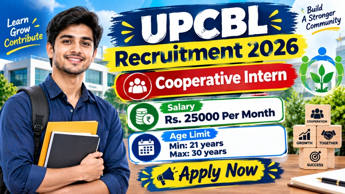 UPCBL Cooperative Intern Recruitment 2026 - Apply Online UPCBL Cooperative Intern Recruitment 2026 - Apply Online