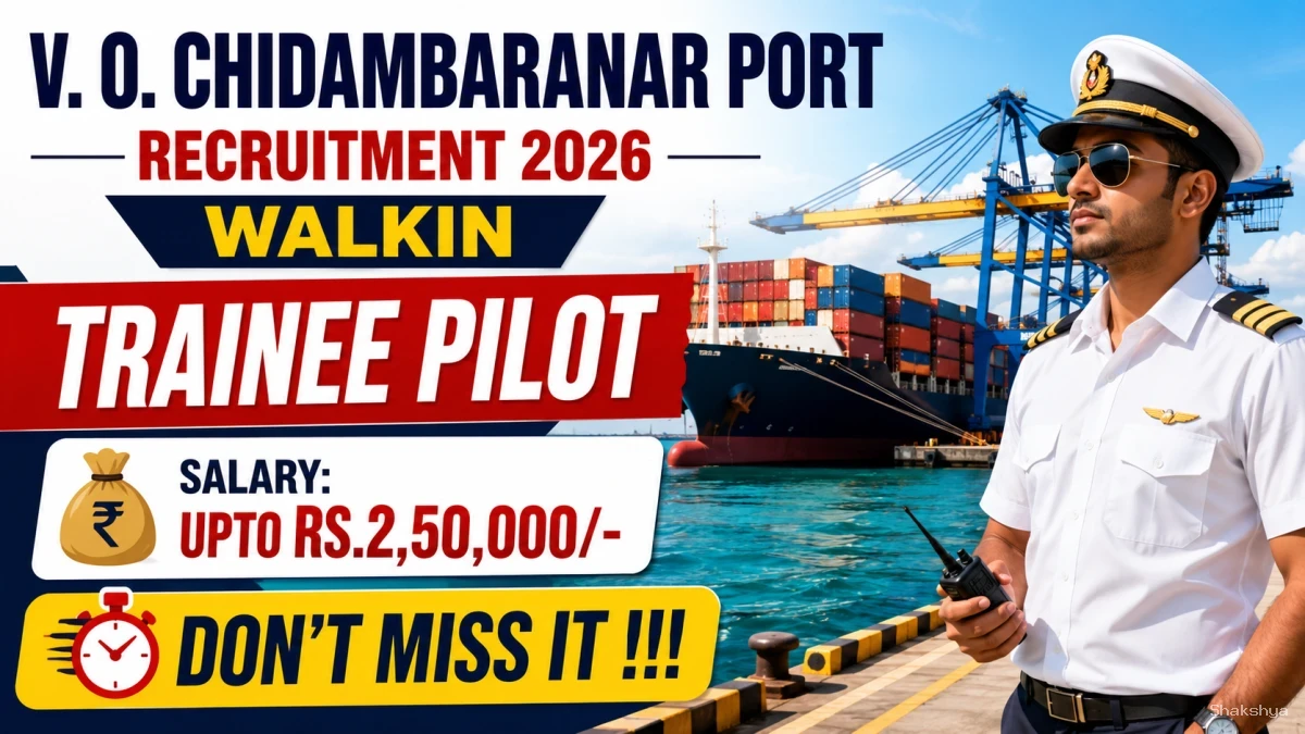 VOCPA Trainee Pilot Recruitment 2026 - Walkin VOCPA Trainee Pilot Recruitment 2026 - Walkin