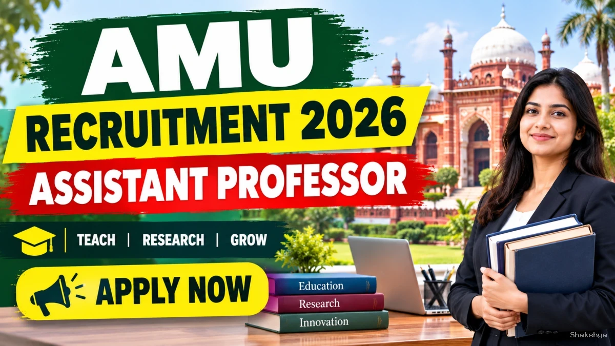 AMU Assistant Professor Recruitment 2026 – Apply Online