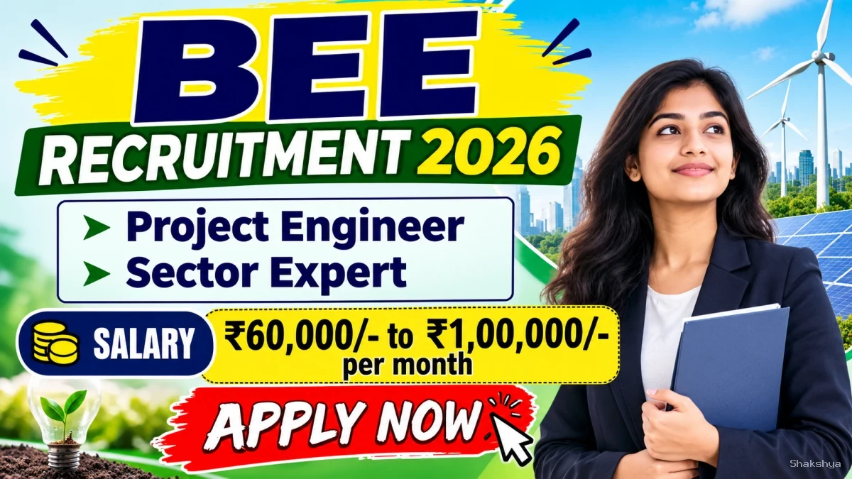 BEE Recruitment 2026 – Apply Offline for Project Engineer, Sector Expert Posts