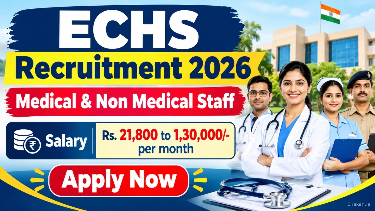 ECHS Recruitment 2026 – Apply Offline for MTS, Safaiwala and More Posts