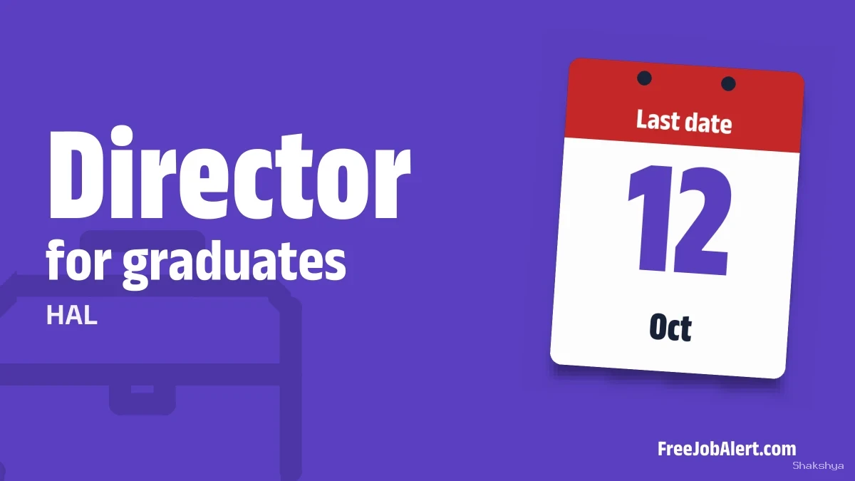 HAL Director (Human Resources) Recruitment 2026 – Apply Online