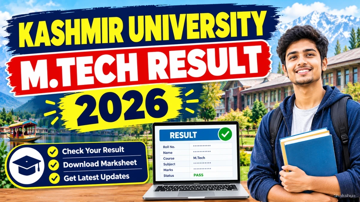 Kashmir University M.Tech Result 2026 Out – Direct Link to Check 2nd Semester Result @ kashmiruniversity.net