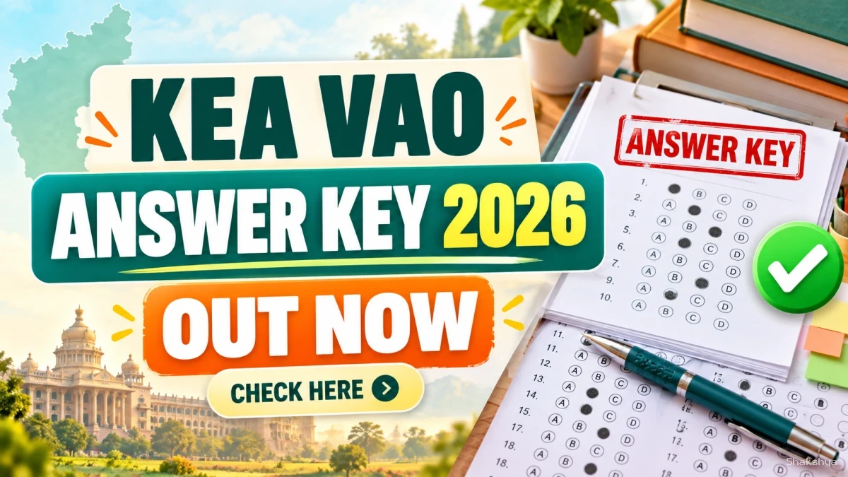 KEA VAO Answer Key 2026 Out – Download Paper 1 and Paper 2 Key PDF