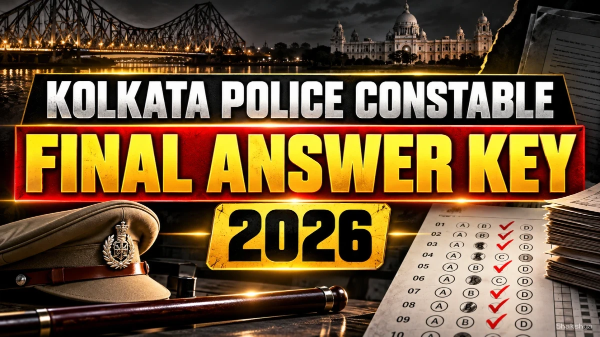 Kolkata Police Constable Final Answer Key 2026 Out – Download Final Key PDF
