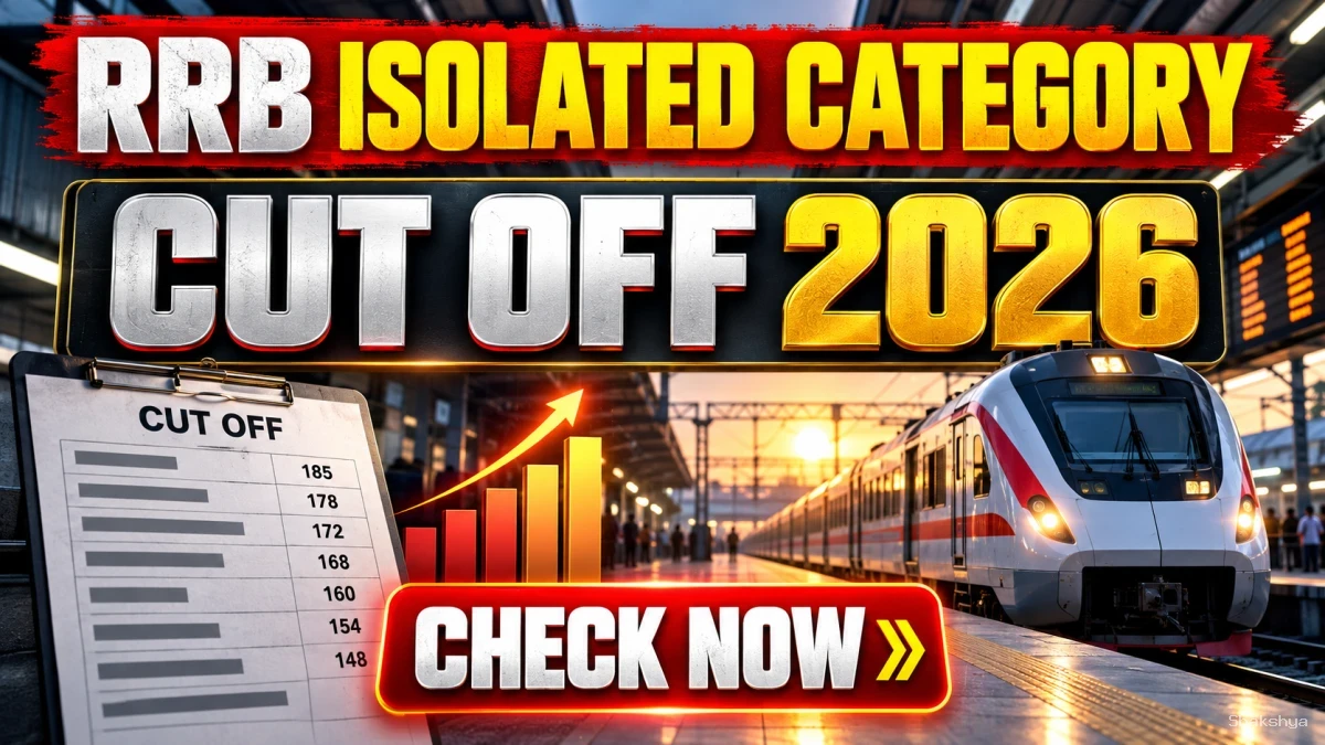 RRB Ministerial & Isolated Category Cut Off 2026 Out – Zone-wise and Category-wise Marks for CEN 08/2025