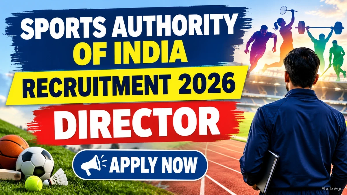 Sports Authority of India Director Recruitment 2026 – Apply Offline